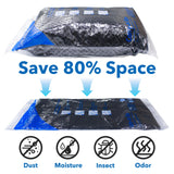 Vacuum Storage Bags 12 Pack Compression Sealer Travel Bags - Space Saver