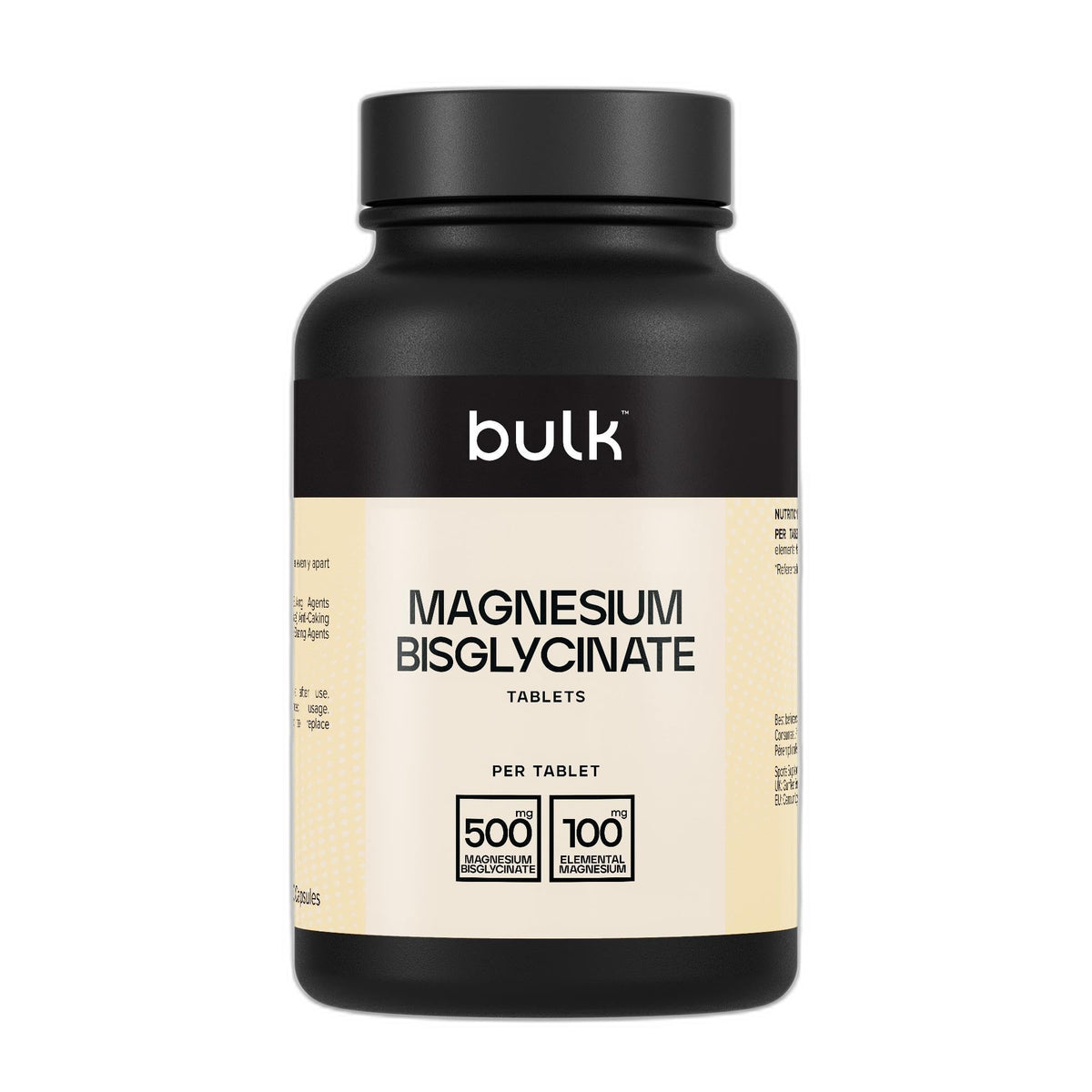 Bulk Magnesium Glycinate Bisglycinate Tablets, 500mg, 180 Tablets