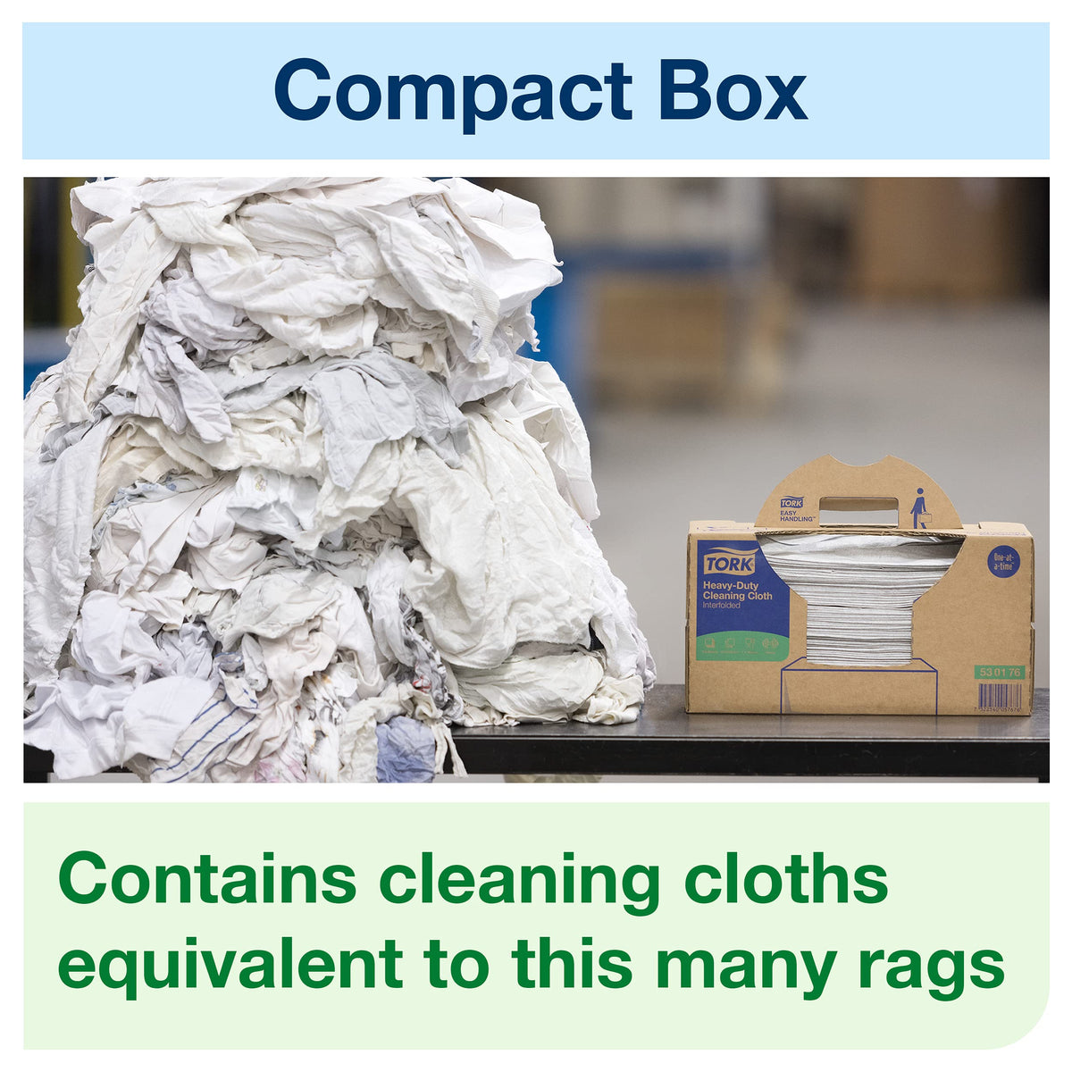 Tork Heavy-Duty Cleaning Cloth Blue W7 – 180 Cloths