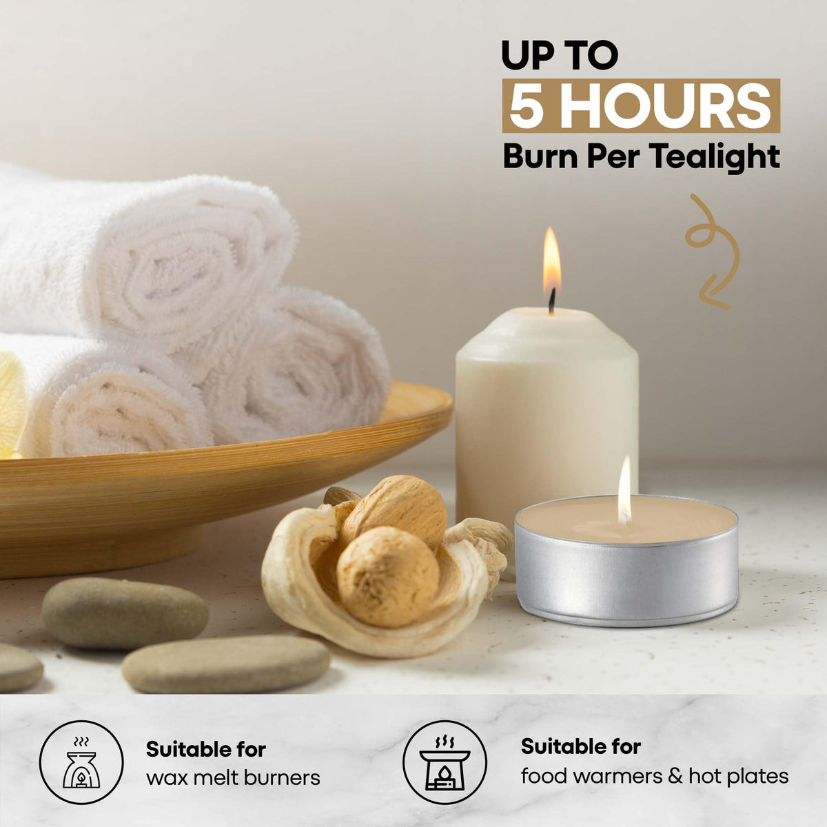 Price's Petali Scented Tealights Mixed Pack 150 - 6 Unique Fragrances