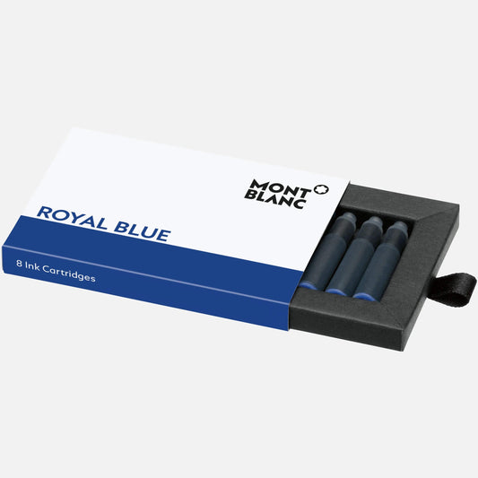 Montblanc Royal Blue Ink Cartridges - Pack of 8