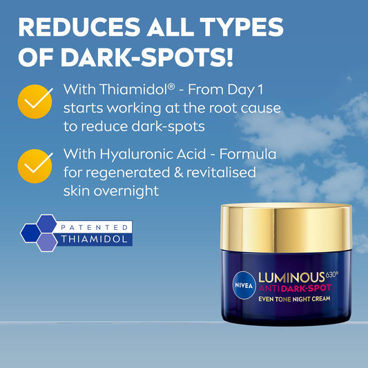 NIVEA Luminous 630 Anti Dark-Spot Night Cream 50ml