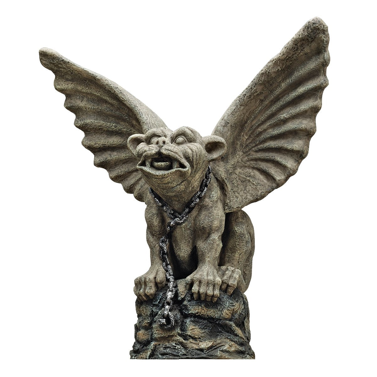 Design Toscano Chained Cathedral Gargoyle Statue Two Tone Stone
