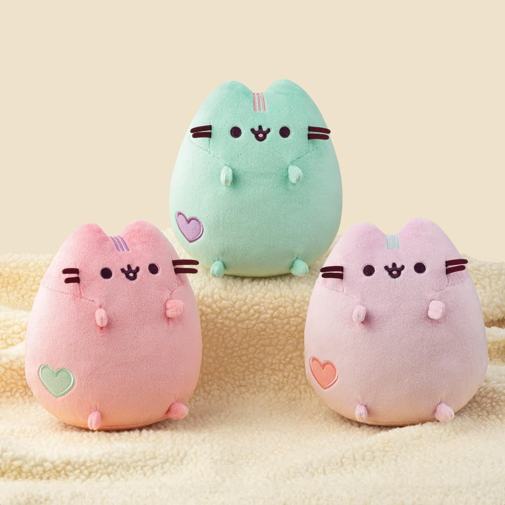 Aurora Mint Pastel Pusheen 7in Soft Toy - Green Plush