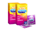 Durex Pleasure Me Condoms - 24 Bundle Pack for Ultimate Sensation