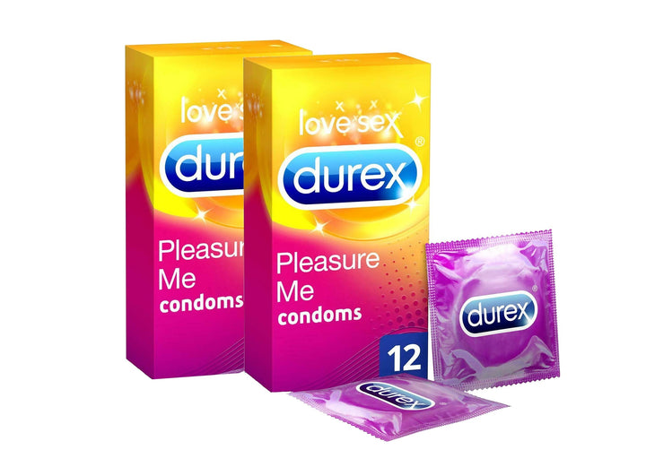 Durex Pleasure Me Condoms - 24 Bundle Pack for Ultimate Sensation
