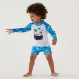 Regatta Peppa Pig Baby George Rash Suit 12M Cool Aqua