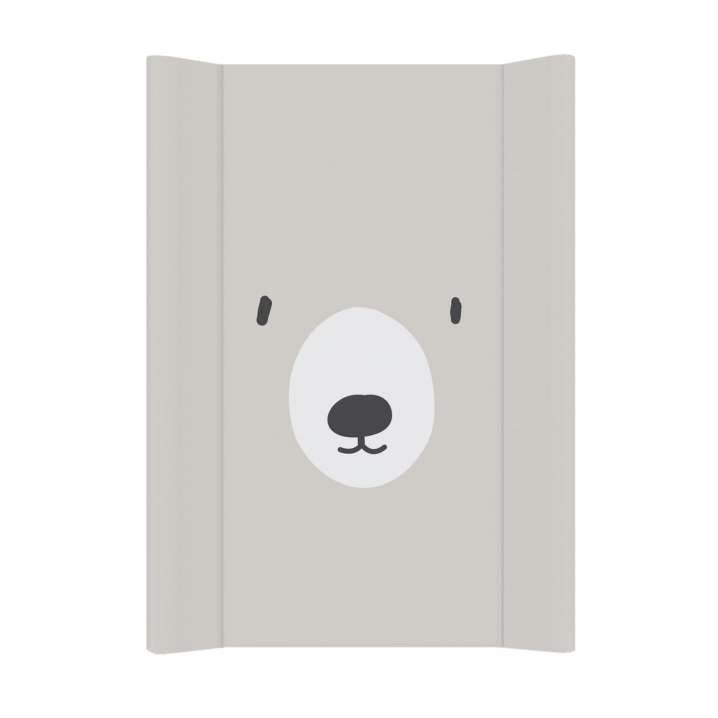 Baby Changing Mat Wedge Bear 50x70cm Waterproof Pad in Grey/White