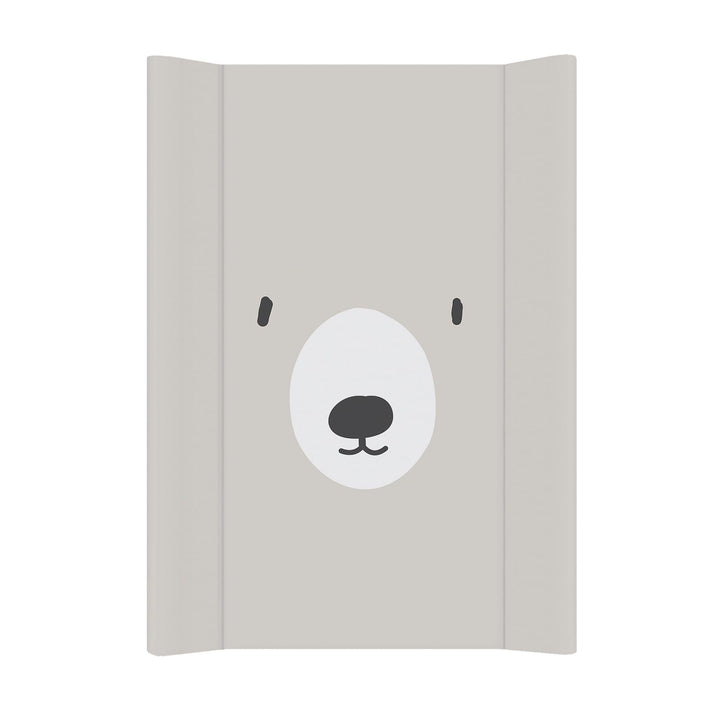 Baby Changing Mat Wedge Bear 50x70cm Waterproof Pad in Grey/White