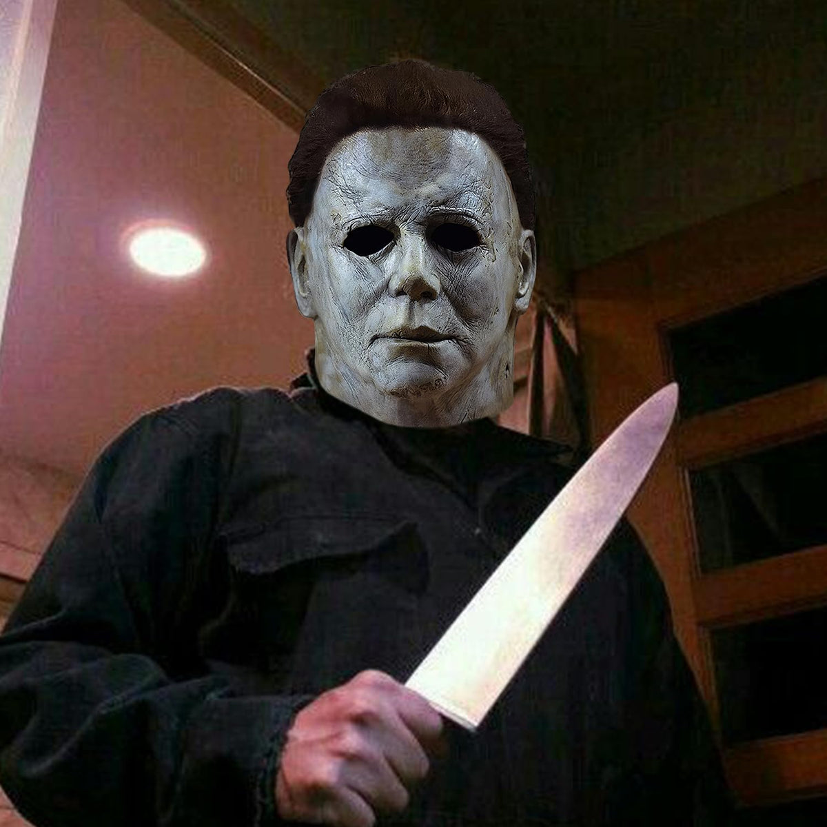 CSUJEE Michael Myers Mask Halloween Horror Cosplay Scary Party Costume