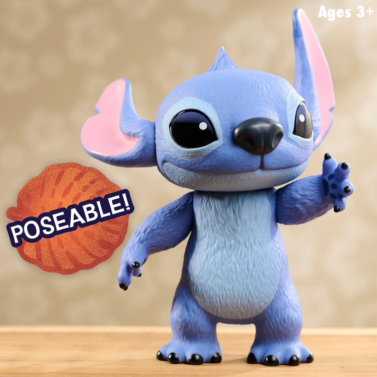 Disney Stitch Live-Action Vinyl Figure 35.6cm Articulated Poseable Toy