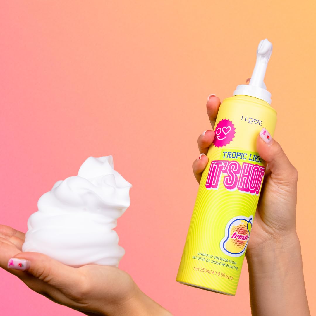 I LOVE Tropic Like It's Hot Whipped Shower Foam Tropical Scented Body Wash 250ml