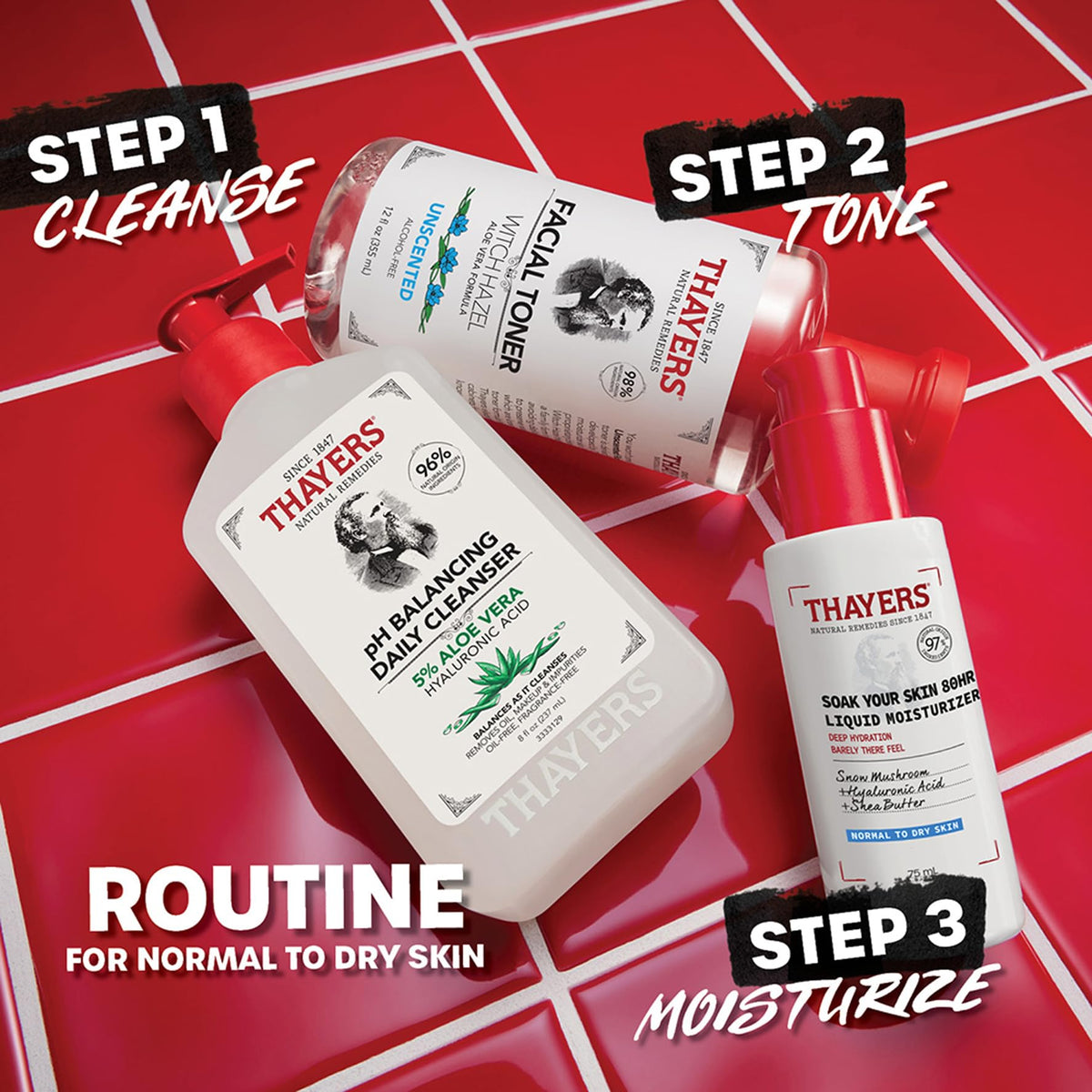 Thayers Soak Your Skin 80HR Liquid Hyaluronic Face Moisturiser 75ml - Fragrance-Free & All Skin Types