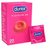 Durex Pleasure Me Max Ribbed & Dotted Condoms, 20 Pack (2 Packs of 10)