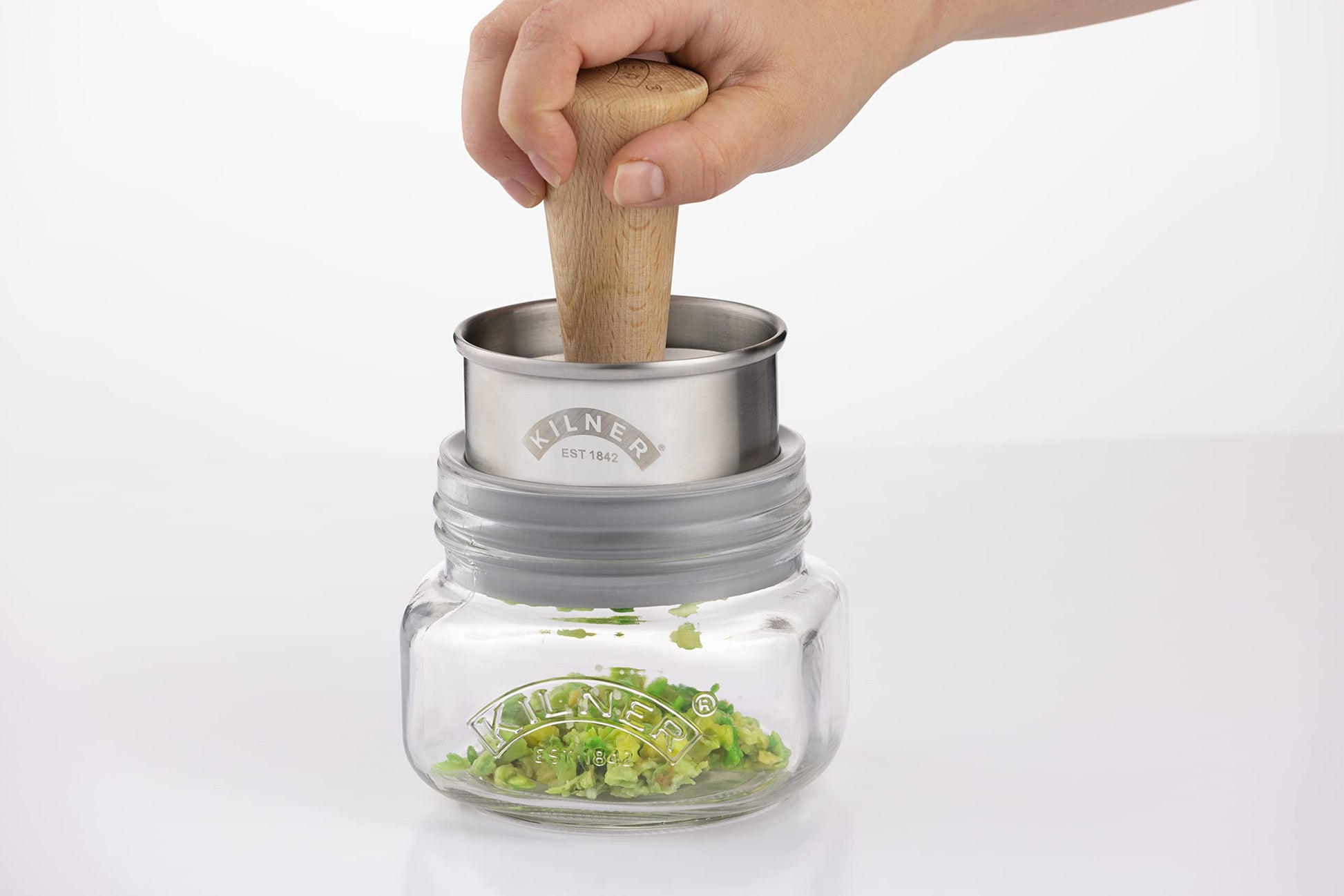 Kilner Mash & Store 500ml Glass Jar Set with Stainless Steel Tool