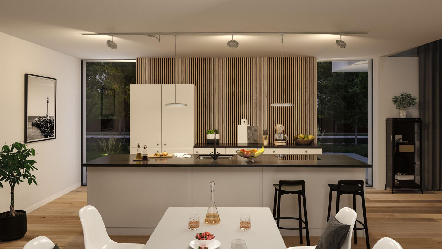 Paulmann Hildor URail LED Pendant 15W 3000K Chrome Matt Dimmable