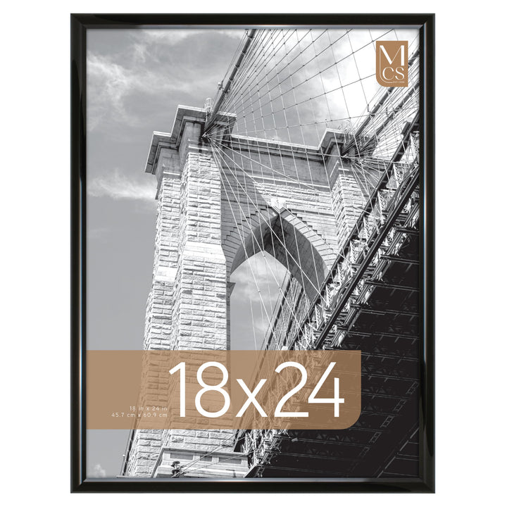 MCS Trendsetter 18x24 Poster Frame Black High-Gloss