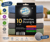 Micro Brite Microfibre Dusters 20Pack, Premium Soft Lint-Free Cleaning Cloths