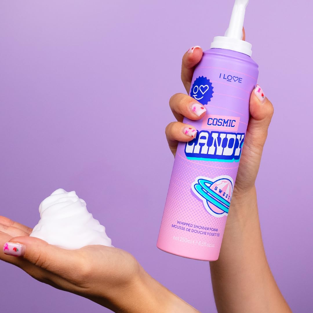 I LOVE Cosmic Candy Whipped Shower Foam Sweet Scented Body Wash 250ml