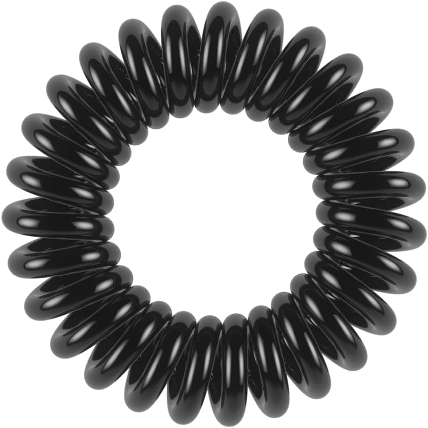 INVISIBOBBLE Original Hair Spiral Scrunchies 8 Pack Clear, Black & Metallic