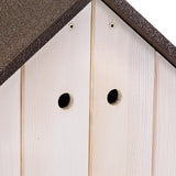 Ferplast KOYA FSC Wooden Dog House M 54.5cm - With Sloped Roof + Waterproof