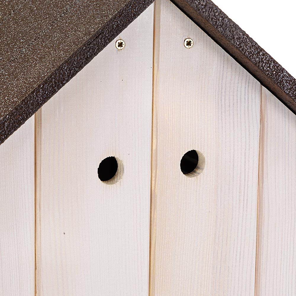 Ferplast KOYA FSC Wooden Dog House M 54.5cm - With Sloped Roof + Waterproof