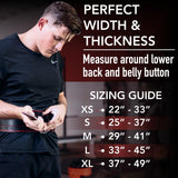 Dark Iron Fitness 110cm Genuine Leather Pro Weight Lifting Belt - Small (25" - 37")