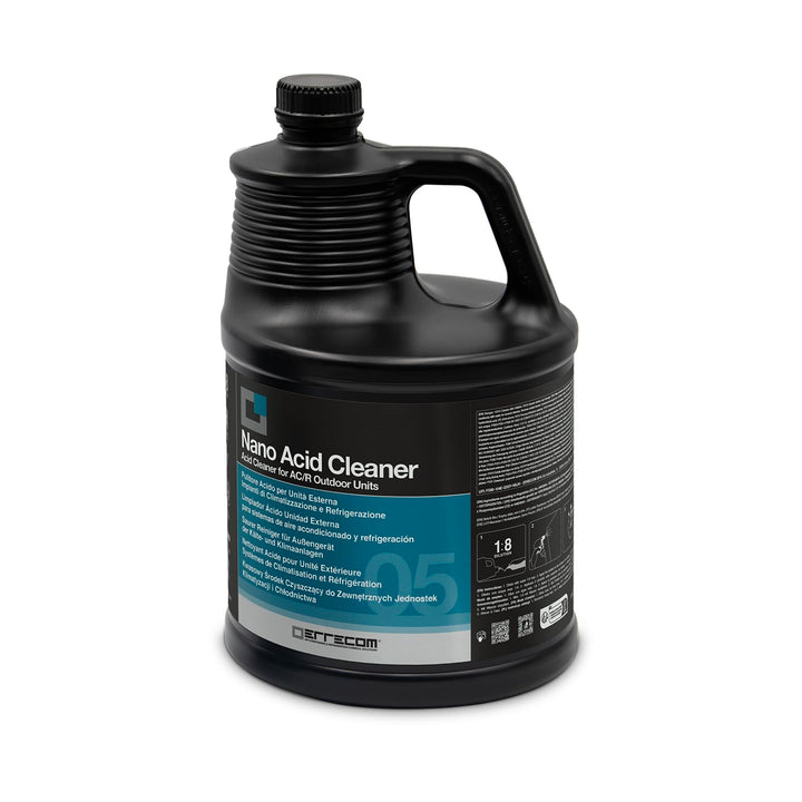 Errecom Nano Acid Cleaner, Acid Cleaner for Outdoor Units of Air Conditioning and Refrigeration Systems, Concentrated Formula, 5 L