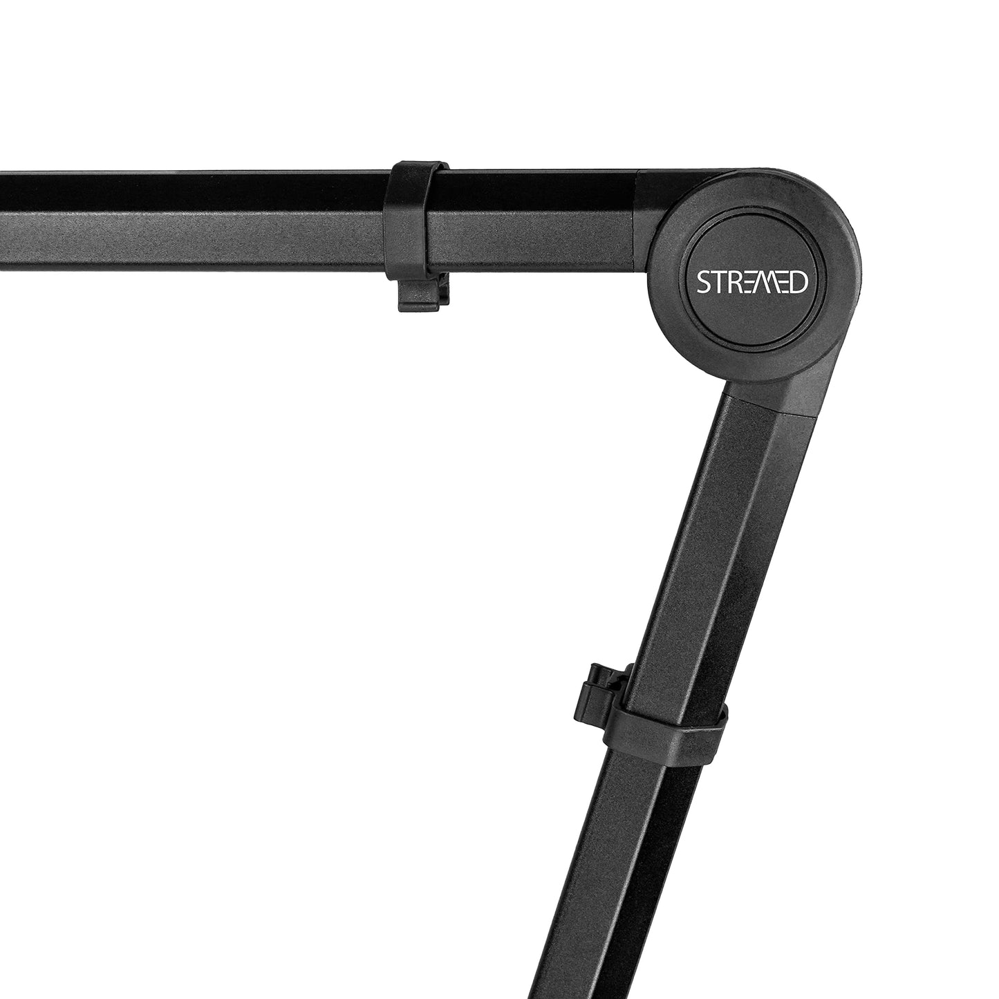 RockJam Premium Tube-Style Microphone Stand Boom Arm with Desktop Clamp