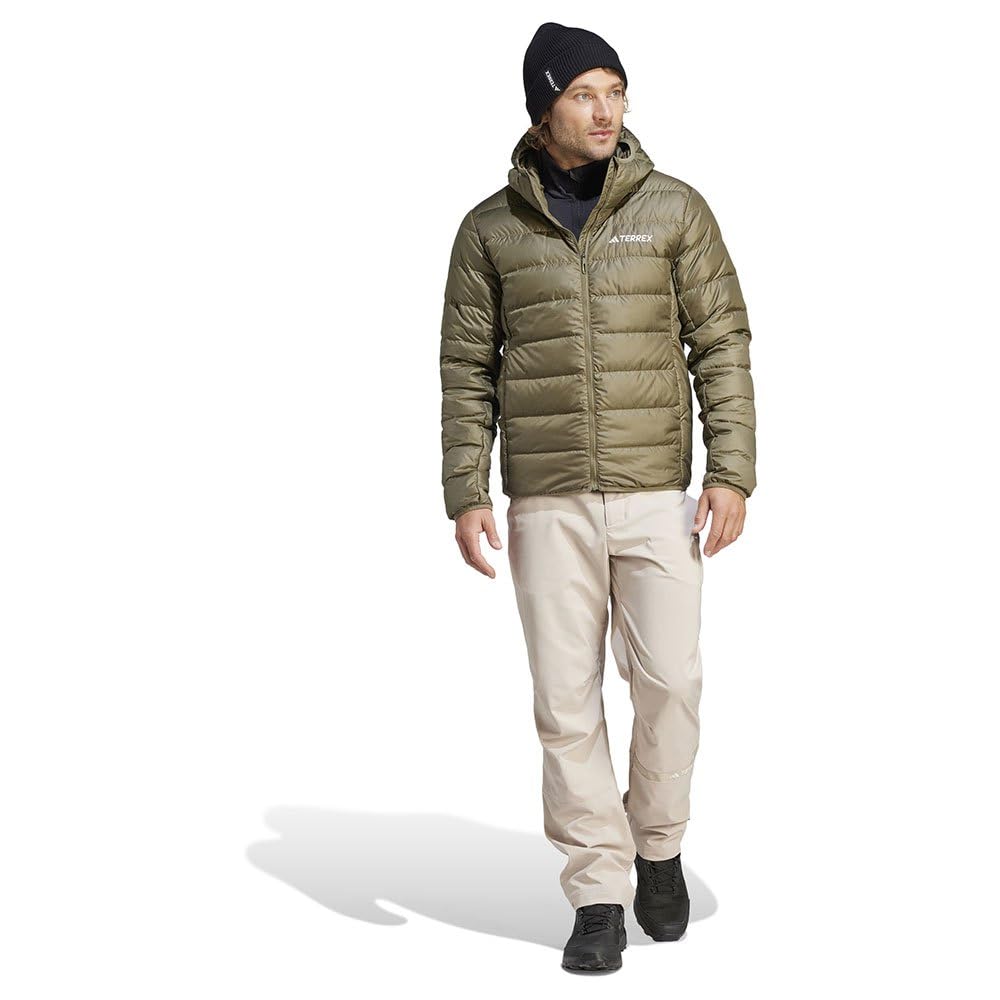 Adidas Multi Down Jacket Men's Olive Strata Size M