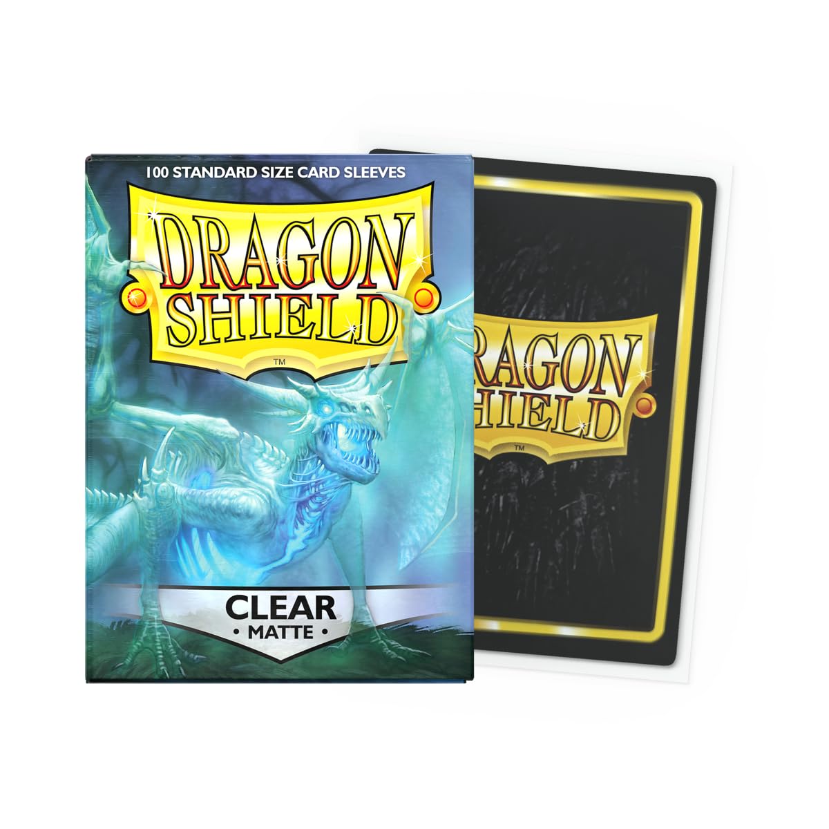 Dragon Shield 11001 Matte Standard Size Card Sleeves 100pk Clear