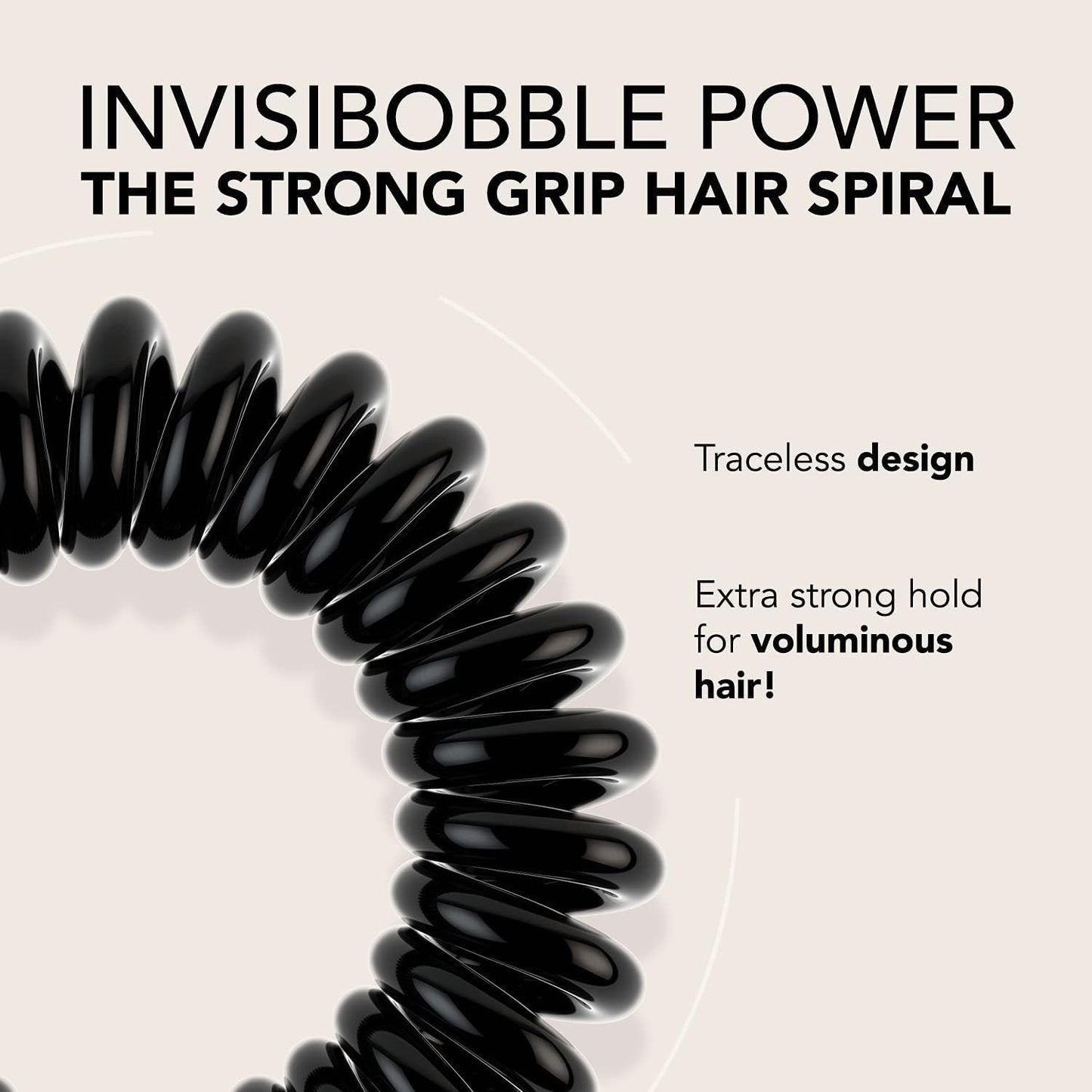 INVISIBOBBLE Power Traceless Spiral Hair Ties Strong Grip - 11 Pack Bundle