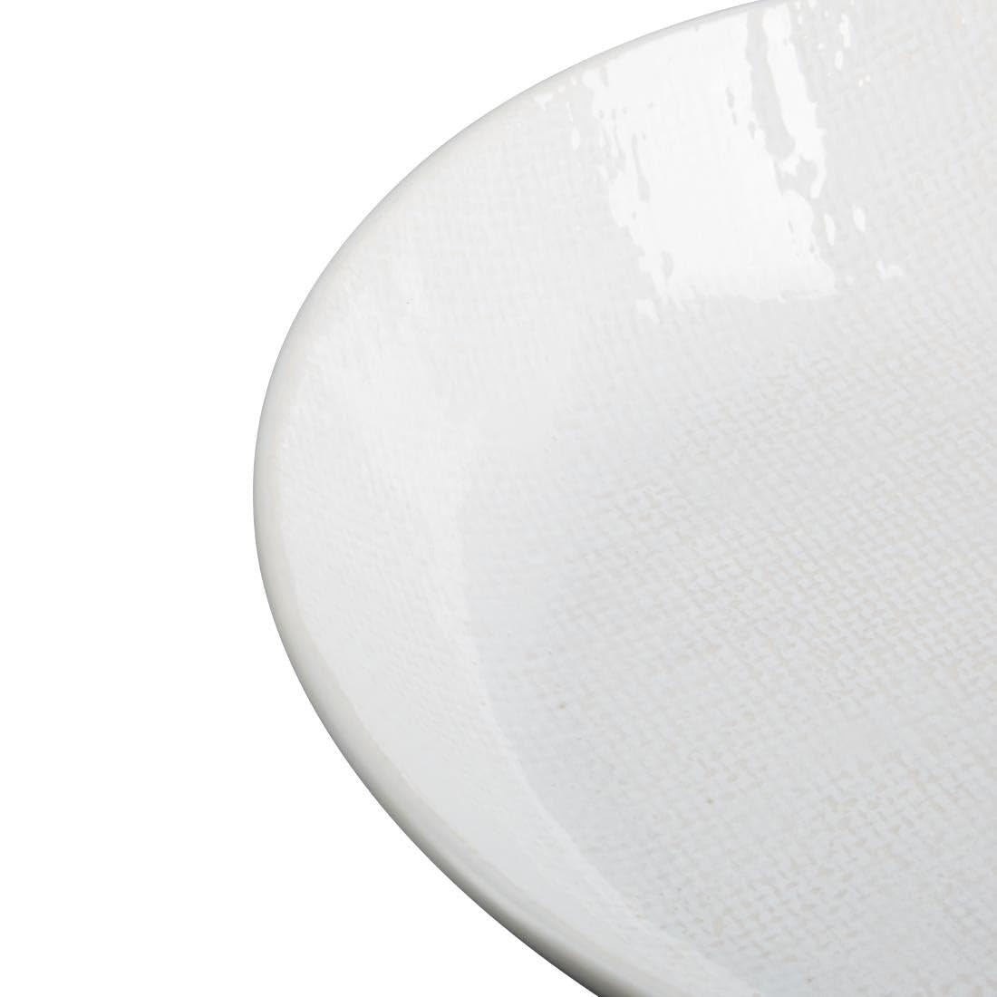 Olympia Denim White Coupe Bowl 220x46mm - Box of 6