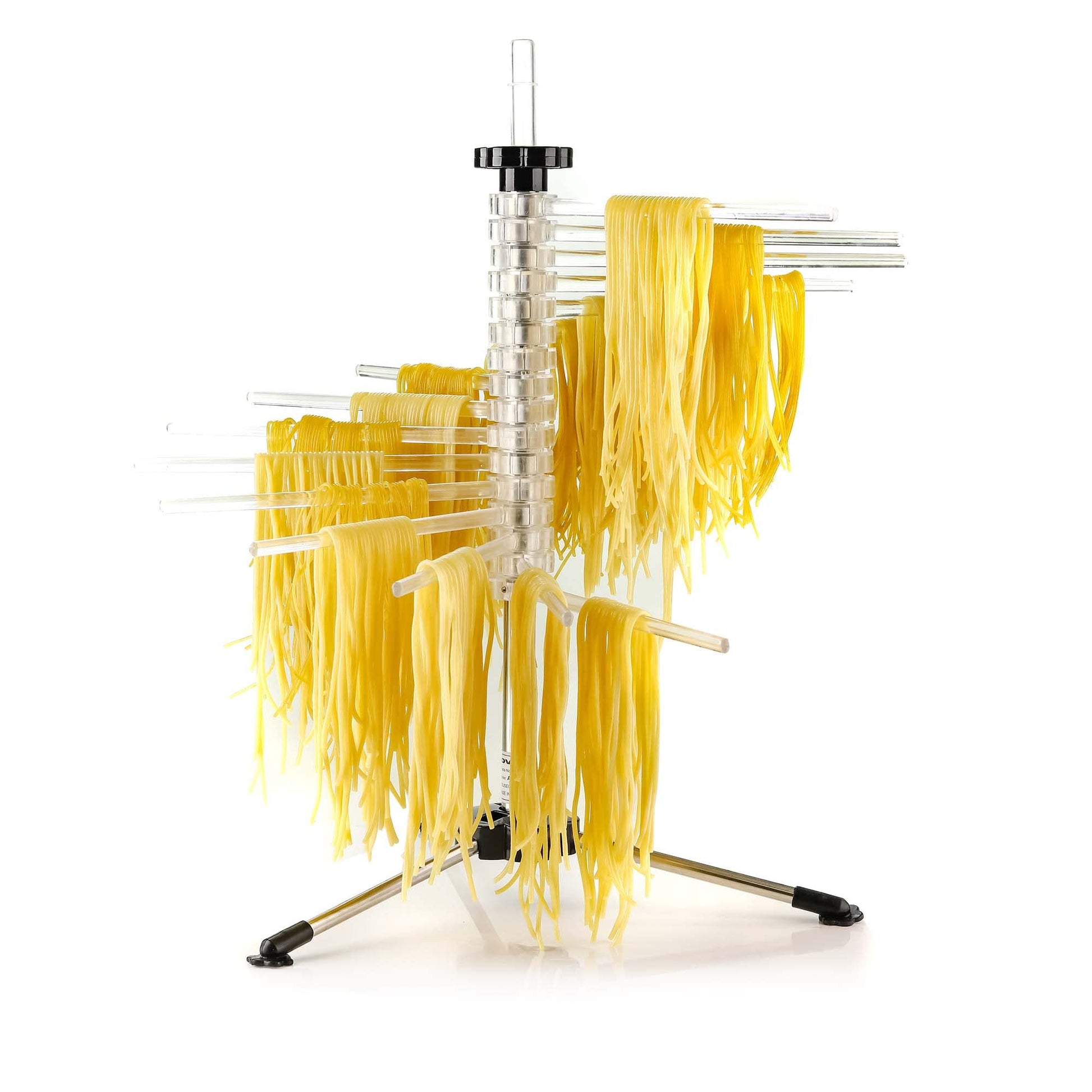 Spiral Drying Rack with 16 Pasta Wands BPA-Free Acrylic Rods, Quick Drying