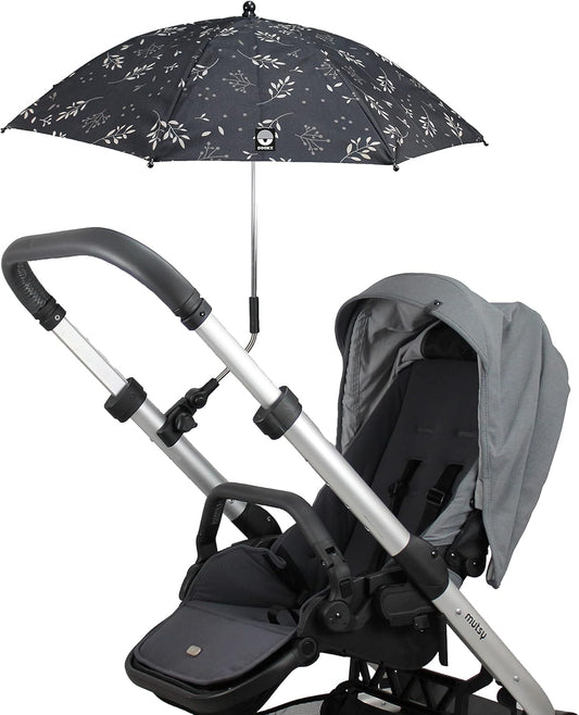 Dooky Parasol for Pram Stroller 76cm UPF 50+ UV Protection Black
