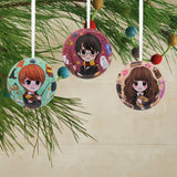 Hallmark Harry Potter Christmas Tree Baubles Tin Decorations 12-Pack