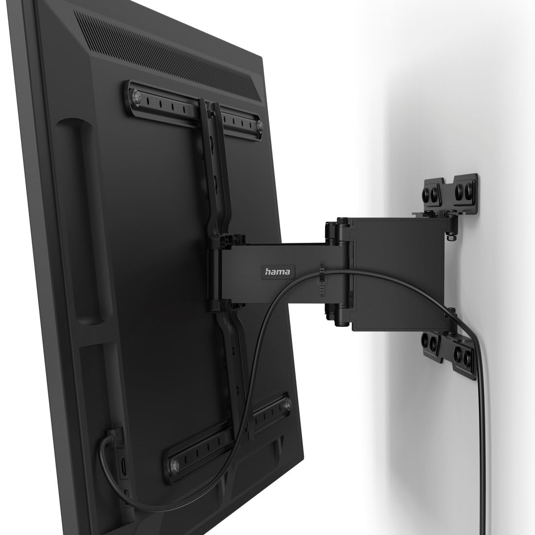Hama FULLMOTION Ultraslim TV Wall Mount 90 Inch 400x600cm Black