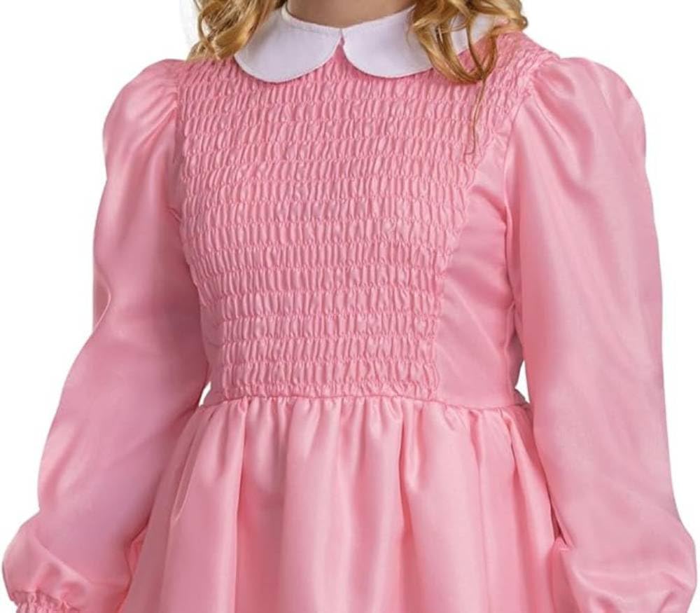 Disguise Eleven Pink Dress Tween Stranger Things Costume M 7-8