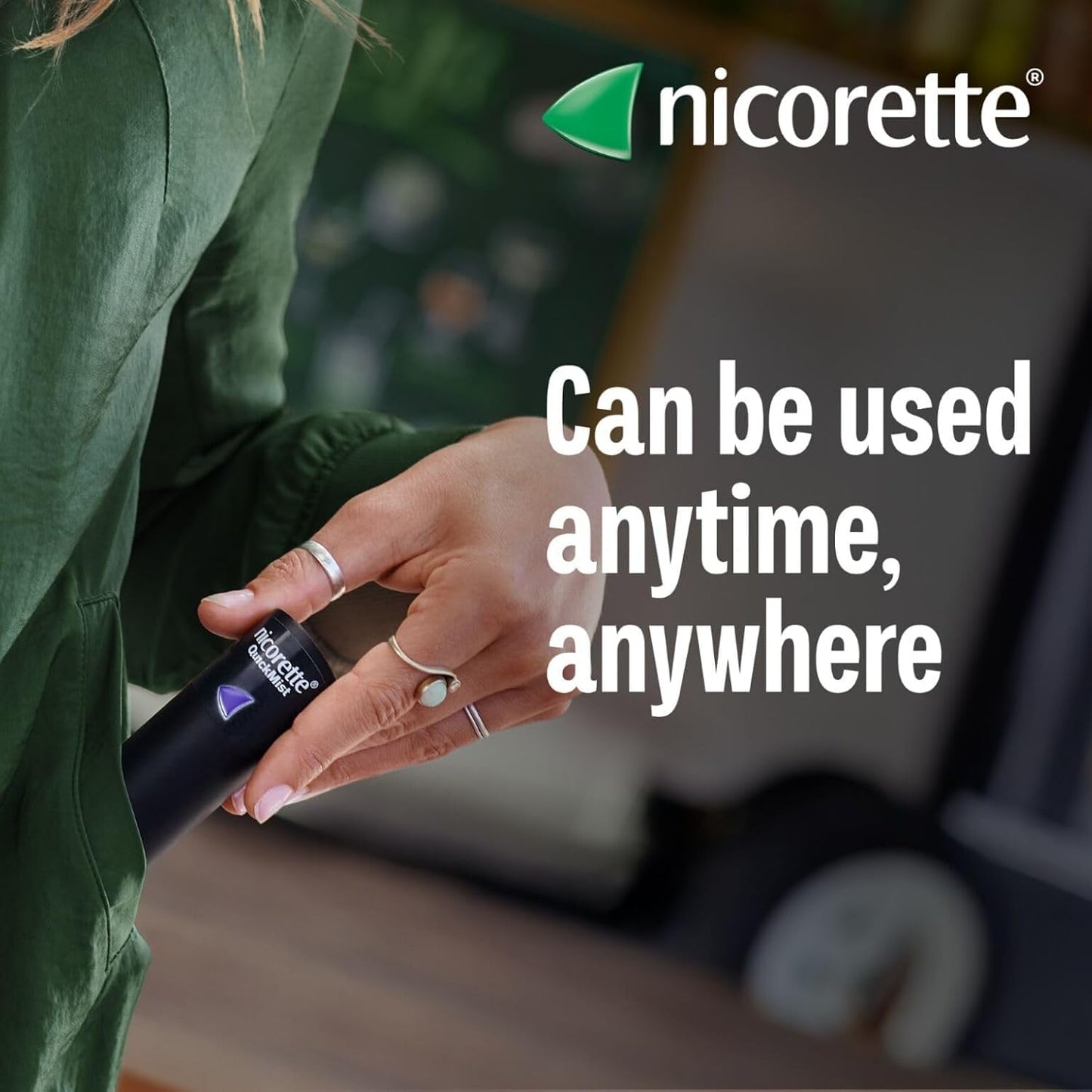 Nicorette QuickMist Mouthspray 2 x 150 Sprays Cool Berry