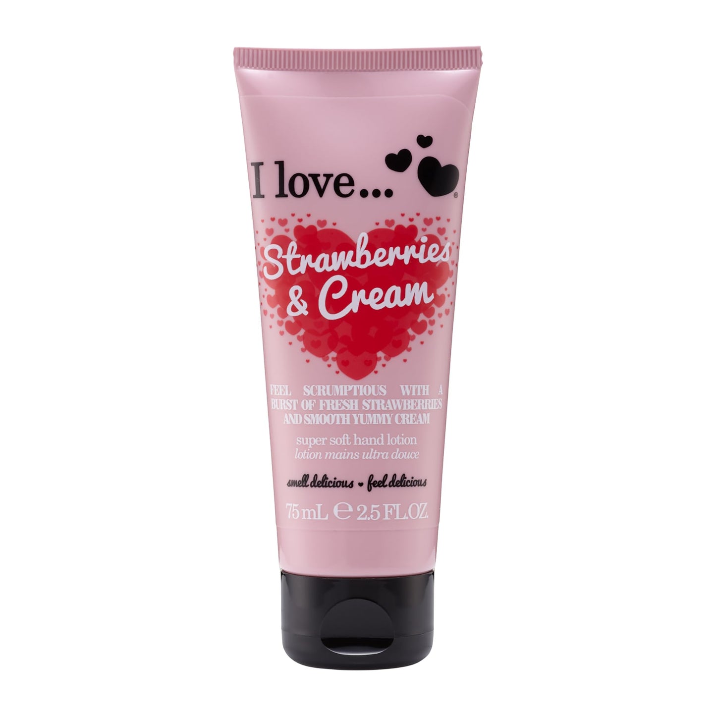 I LOVE Strawberries & Cream 4 Pack Bundle Super Soft & Fruity Pamper Body Care Set