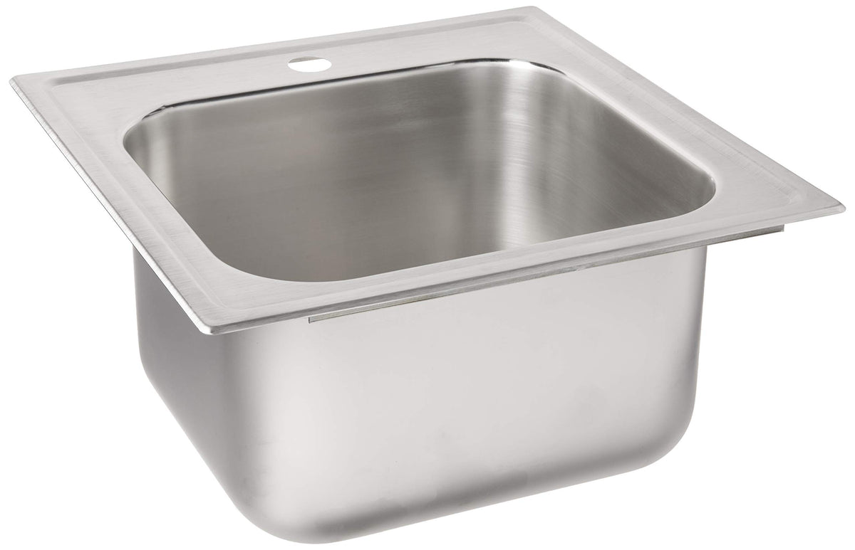 Elkay Dayton Stainless Steel 20 x 20 x 101/8 Single Bowl Dropin Laundry Sink