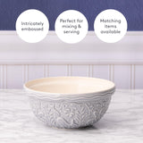 Mason Cash 2 Litre Nautical Mixing Bowl Light Blue Earthenware Sealife Design