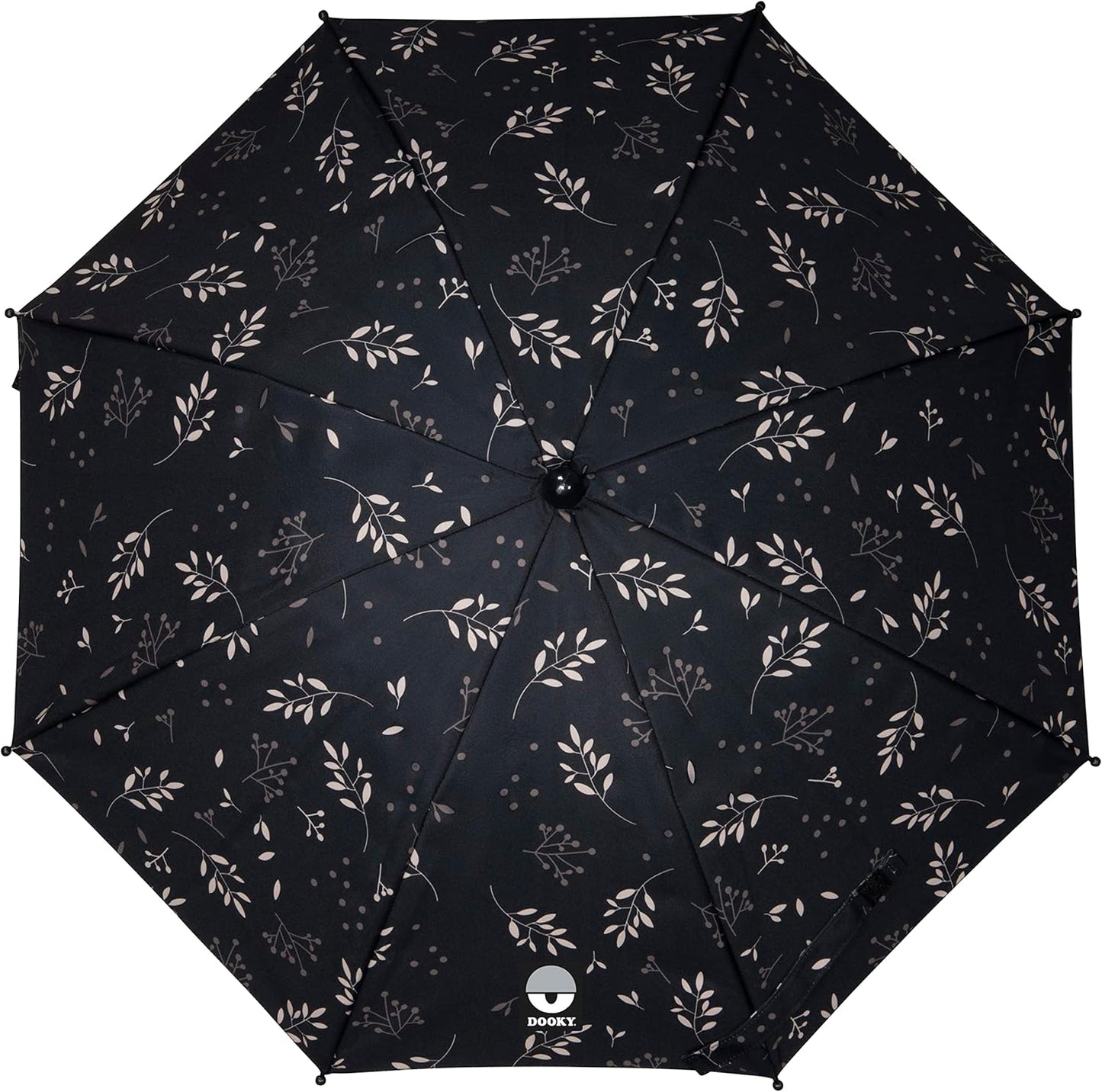 Dooky Parasol for Pram Stroller 76cm UPF 50+ UV Protection Black