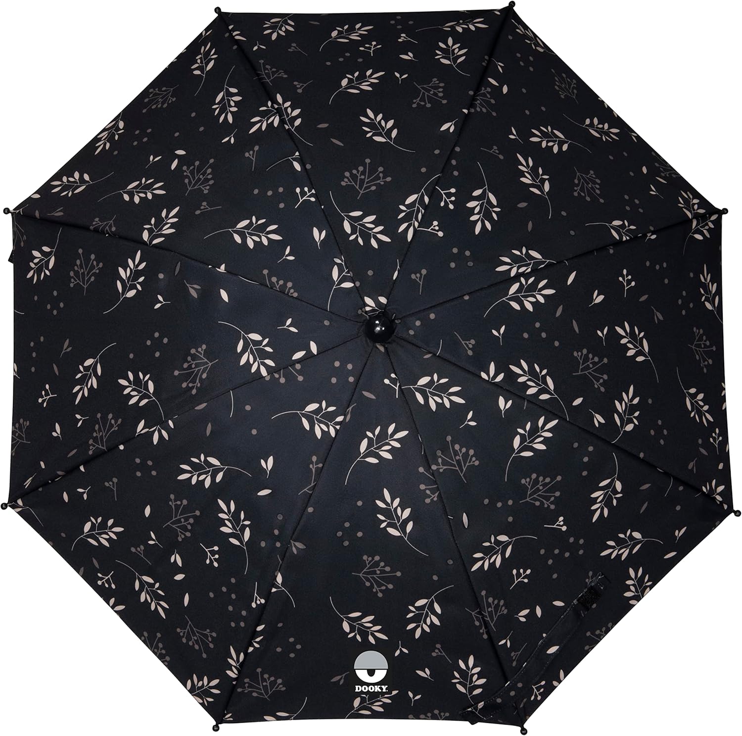 Dooky Parasol for Pram Stroller 76cm UPF 50+ UV Protection Black