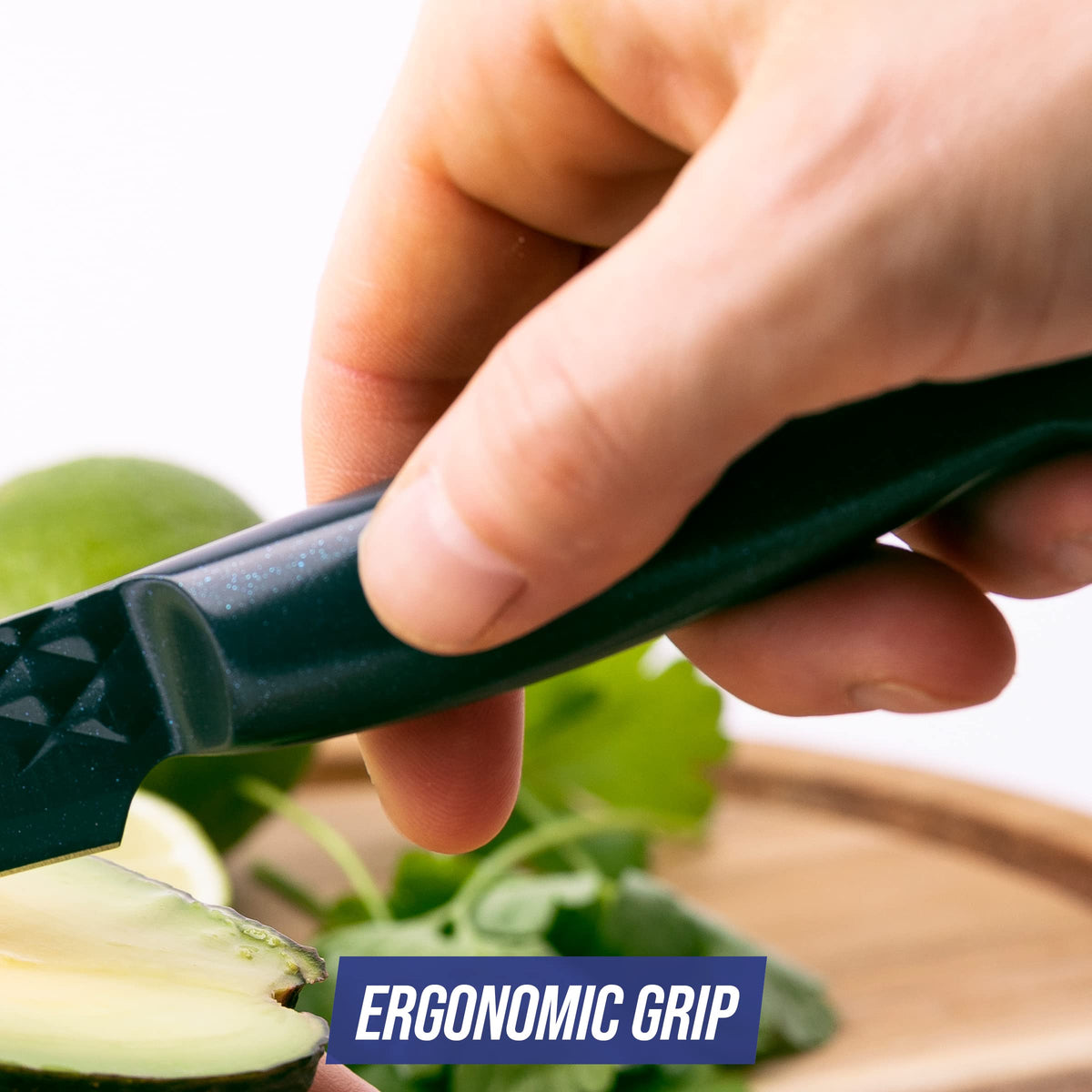 Blue Diamond 20cm Chef Knife Sharp Stainless Steel Nonstick