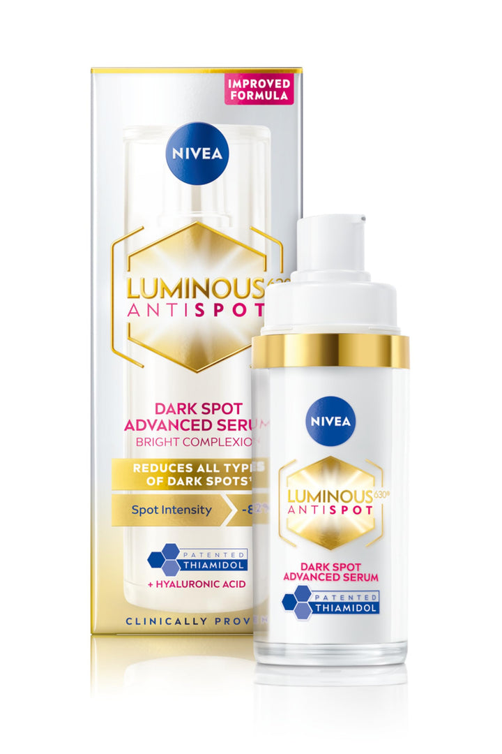 NIVEA Luminous 630 Anti Dark-Spot Advanced Face Serum 30ml with Hyaluronic Acid