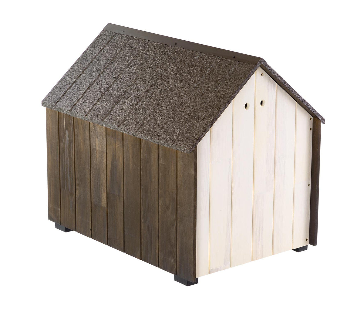 Ferplast KOYA FSC Wooden Dog House M 54.5cm - With Sloped Roof + Waterproof