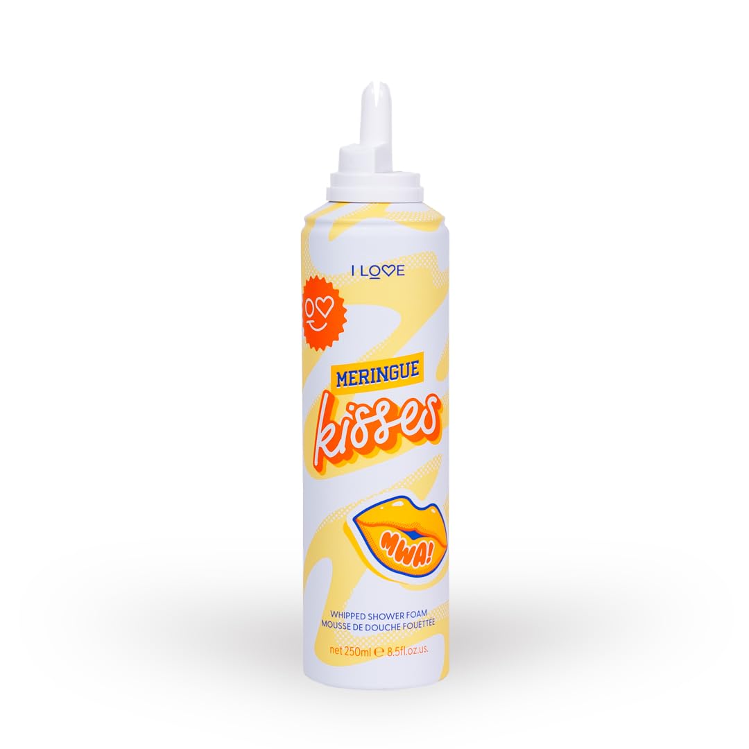 I LOVE Meringue Kisses Whipped Shower Foam Sweet Scented Body Wash 250ml