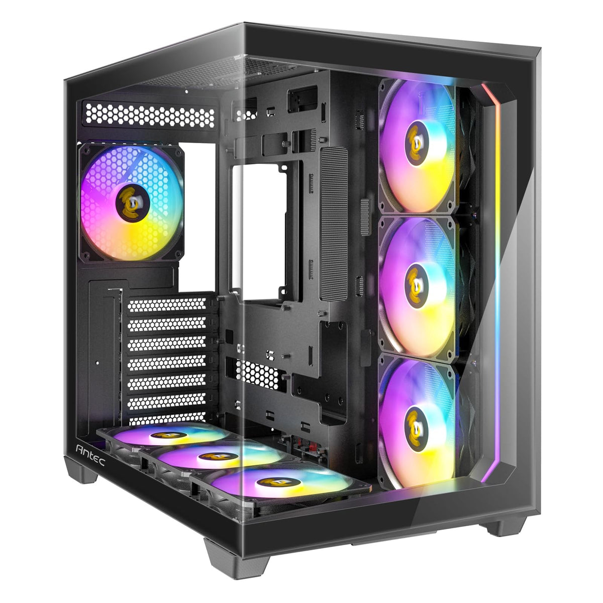 Antec C5 ARGB Mid Tower Tempered Glass PC Gaming Case Black