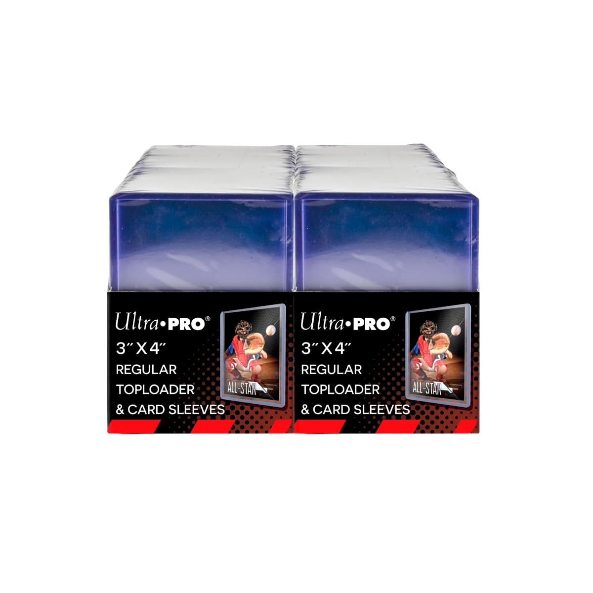 Ultra Pro 3" x 4" Trading Card Toploader & Sleeve Bundle 200ct
